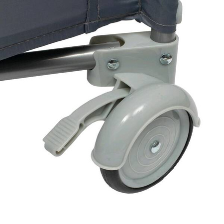 Baby Mix Łóżeczko Turystyczne Dwupoziomowe Słonie Szare