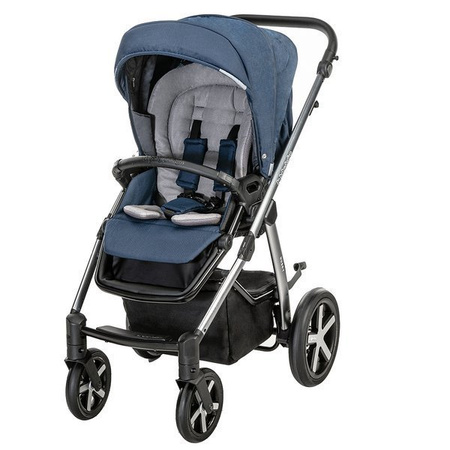 Baby Design Husky 2022 Wózek Głęboko-Spacerowy 117 Graphite Koła Pompowane