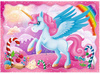 Trefl Puzzle 4w1 Magiczny Świat Jednorożców 34321