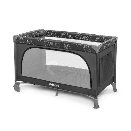 Kidnort Grotta Łóżeczko Turystyczne Ciemny Szary