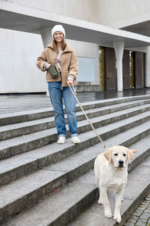 Palopa Torebka Saszetka na Smakołyki dla Psa Karl Dark Olive M