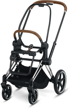 Cybex PRIAM 2.0 Rama w zestawie ze stelażem siedziska Chrome + Brąz