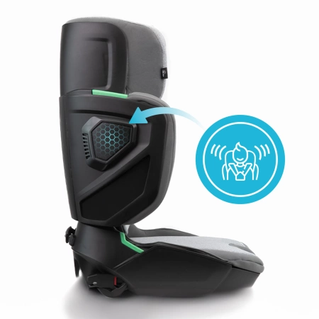 Kidnort Mane Fotelik Samochodowy 15-36 kg Szary