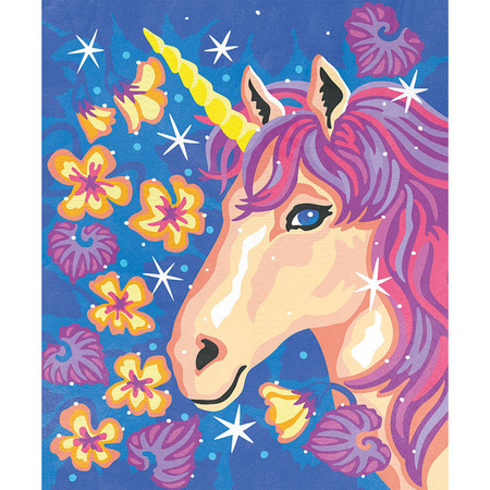 Janod Zestaw kreatywny Malowanie po numerach Jednorożce 2 obrazy 7+