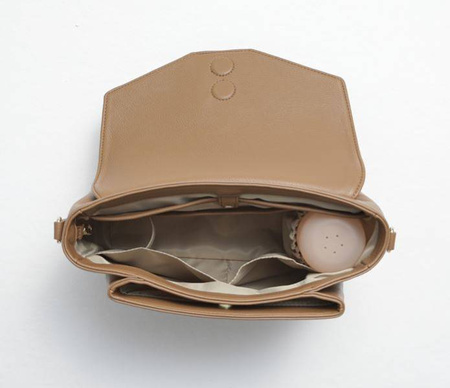 Joissy Torebka Crossbody I Organizer Do Wózka 2w1 Dla Mamy Midi Blush Beige