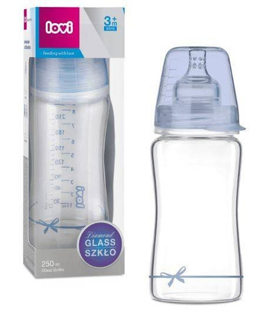 Lovi Diamond Glass Butelka Szklana 250ml Botanic 74/204 Shower Boy