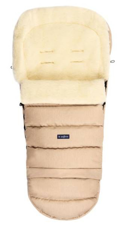 Zaffiro iGrow 2.0 Śpiworek Do Wózka Wełna Melanż Beżowy