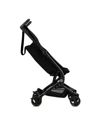MoMi Grace Wózek Spacerowy z Plecakiem Czarny