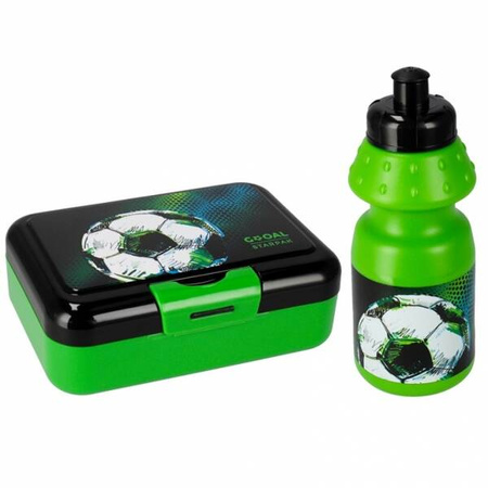 Starpak Pudełko Śniadaniowe + Bidon Football
