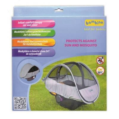 Top Gal Moskitiera do Fotelika Samochodowego 2W1