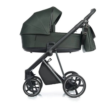 Roan Ivi 2.0 Wóżek Głęboko-Spacerowy Rama Chrome Black Forest