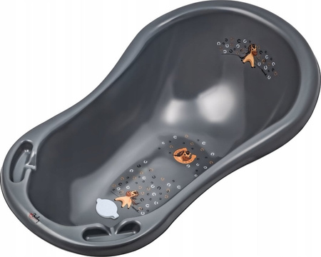 Maltex Wanna 84cm z korkiem Konik stalowy szary