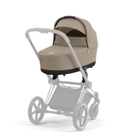 Cybex e-Priam 4.0 Wózek Głęboko-Spacerowy + Cloud T I-Size Fotelik + Baza Cozy Beige