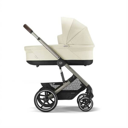 Cybex Balios S Lux 2.0 Wózek Spacerowy Seashell Beige + Cybex Śpiworek Snogga 2 Seashell Beige