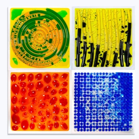 Tullo Ścieżka Sensoryczna - Płytki Z Cieczą 4szt