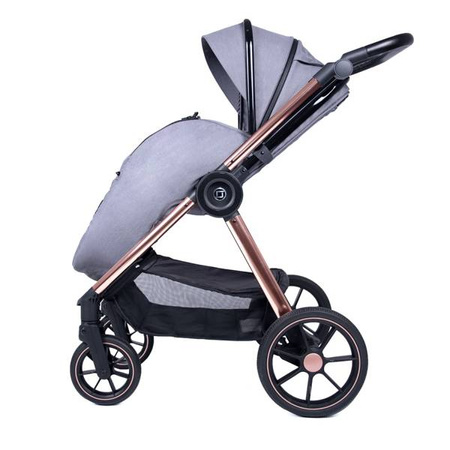 Zokky Ozz Wózek Głęboko-Spacerowy 2w1 Grey Stone