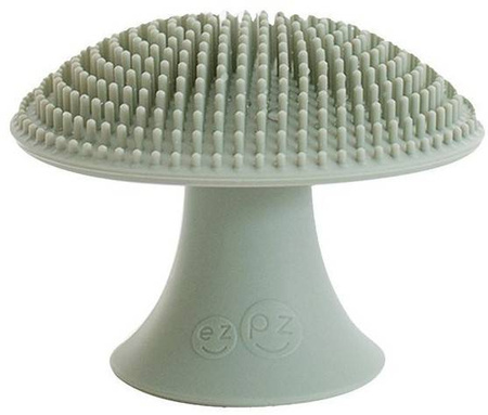 EZPZ Silikonowa Myjka Czyścik Do Naczyń Bez Bakterii Szary Pastelowa Zieleń