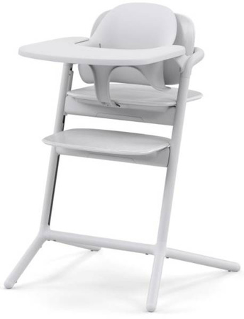 Cybex Lemo Krzesełko do Karmienia 3w1 + Komfortowa Wkładka All White