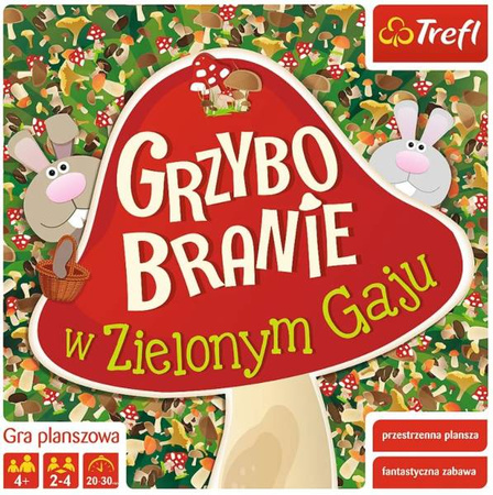 Trefl Grzybobranie W Zielonym Gaju Rodzinna Gra Planszowa