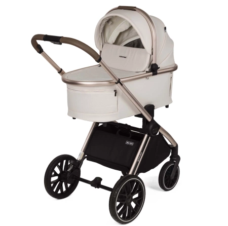 Adamex Spark Champagne Wózek Głęboko-Spacerowy Vanilla 1