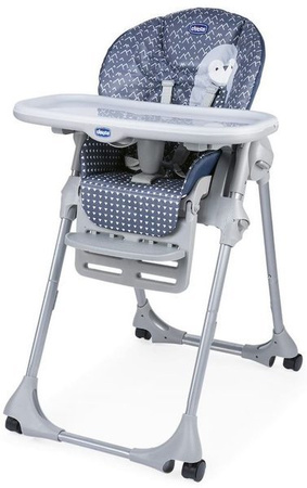 Chicco Krzesełko Do Karmienia Polly Easy 4 Koła Pinguin