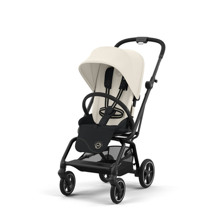 Cybex Eezy S Twist Plus 2 Wózek Spacerowy Rama Czarna Canvas White 2024