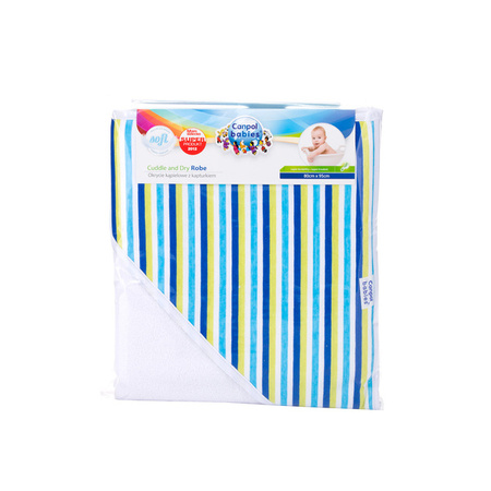 Canpol Babies Okrycie Kąpielowe Dla Niemowląt z Kapturkiem 80x95cm 26/300Mix