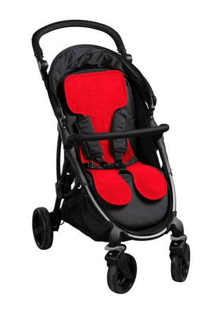 AirCuddle Cool Seat Oddychająca Wkładka Antypotowa Wózków Spacerowych Red