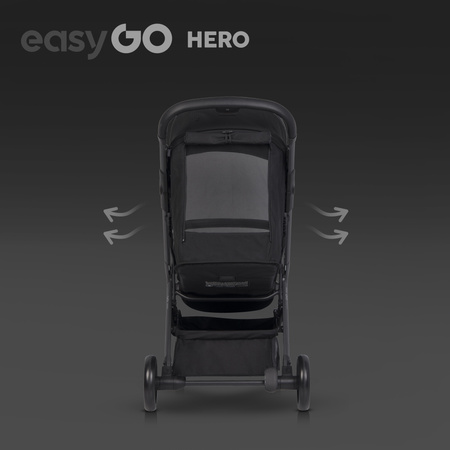 Easy Go Hero Wózek Spacerowy Ebony Black