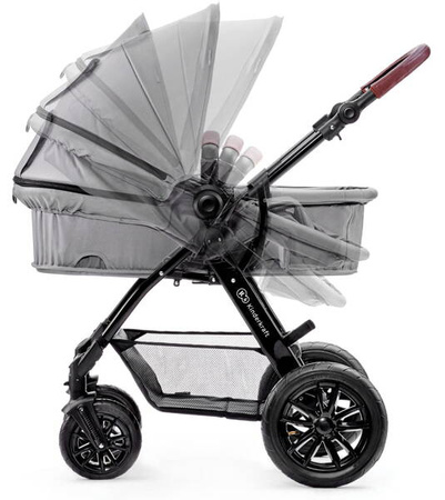 KinderKraft Moov Wózek Głęboko-Spacerowy 3w1 Grey