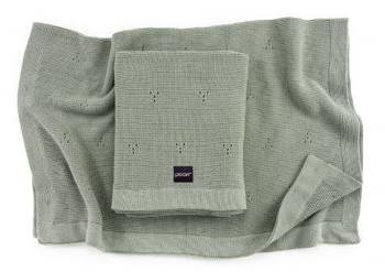 Poofi Kocyk Bawełniany Paris Khaki 80x100