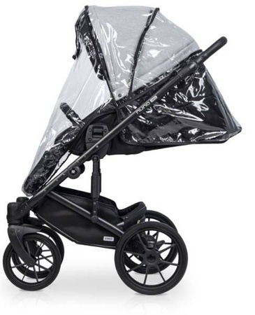 Riko Nuno Pro Wózek Głęboko-Spacerowy 2w1 z Miękką Gondolą Grey Fox