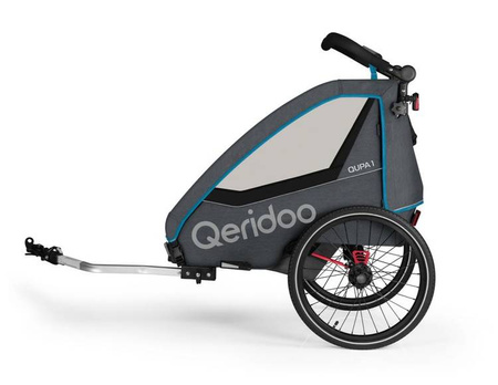 Qeridoo Qupa 1 Przyczepka Rowerowa Blue