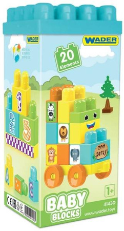 Wader Baby Blocks Klocki 20 szt.