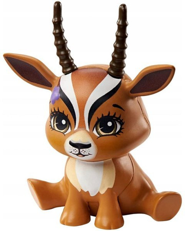 Barbie Enchantimals Lalka+zwierz.domowe FNH22 Gabriella Gazelle & Spotter GTM26