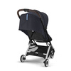 Cybex Orfeo Wózek Spacerowy Rama Srebrna Dark Blue