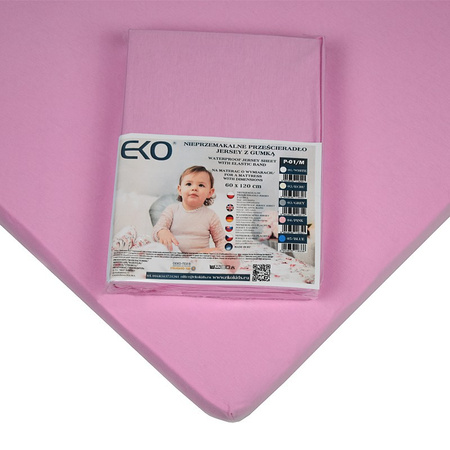 Eko Waterproof Jersey sheet with elastic band