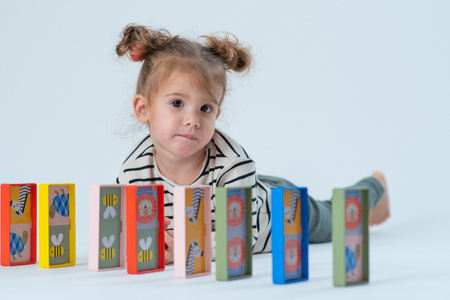 Taf Toys Domino XL Gra Edukacyjna dla Dzieci 18M+