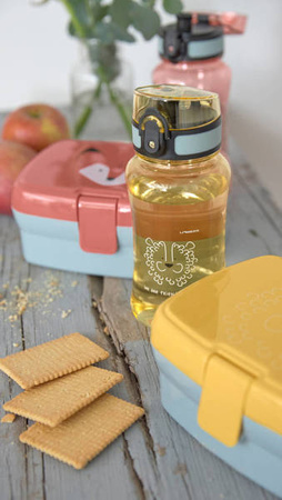 Lassig Zestaw na Lunch Lunchbox + Tritanowa Butelka - Bidon 460 ml About Friends Lis