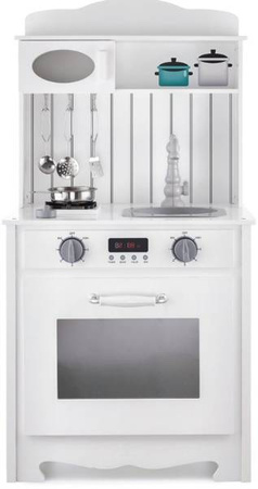 HyperMotion Drewniana Kuchnia Dla Dzieci + Akcesoria