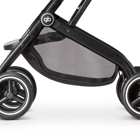 GB Qbit + Wózek Spacerowy Silverfox Grey