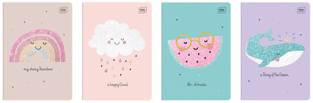 Interdruk Zeszyt A5 Glitter 70g,16 Kartek