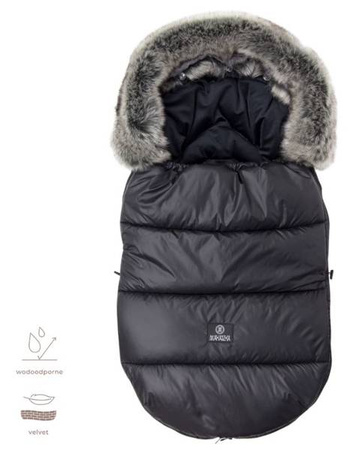 Makaszka Śpiworek Premium Do Wózka 12-36m Black