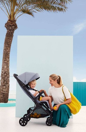 Easywalker Jackey Kompaktowy Wózek Spacerowy z Torbą Transportową Pebble Grey