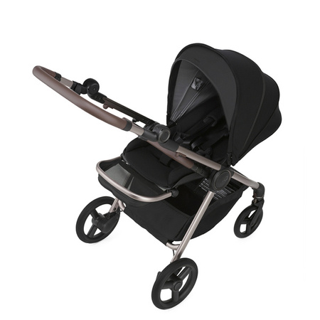Anex IQ Premium New Transfarmation Wózek Głęboko-Spacerowy Smoky + Cybex Aton B2 i-Size Fotelik Samochodowy 0-13kg + Baza One Volcano Black