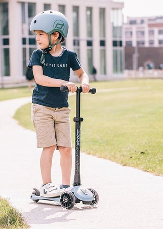 Scootandride Kask Dla Dzieci S-M Steel