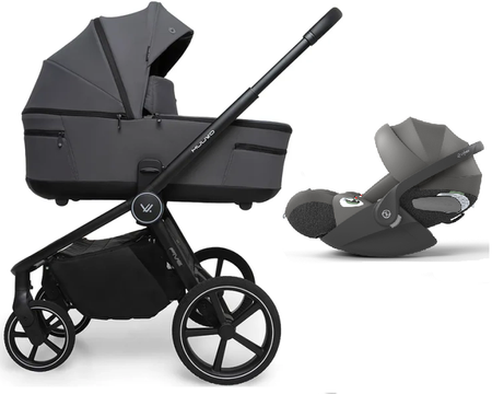 Muuvo Five Wózek Głęboko-Spacerowy + Cybex Cloud T I-Size Fotelik Samochodowy
