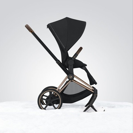 Cybex ePRIAM Rama w zestawie ze Stelażem Siedziska Matt Black E-PRIAM