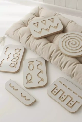 Baby Wood Tablice Grafomotoryczne Zestaw 