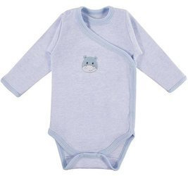 Body Rozpinane z Długim Rękawem Baby Love Niebieski r.56
